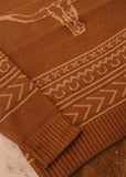 The Longhorn Sweater in Cinnamon