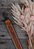 american_darling_tooled_leather_handpainted_buckstitch_handbag_bag_strap_western_rodeo_cowgirl_mack_and_co_designs_australia