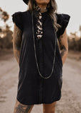 The Midnight Mesa Dress