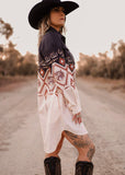 The Cowgirl Canyon Shirt Dress