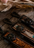 wristlet_american_darling_tooled_leather_handpainted_keyring_bag_tag_keychain_western_buckstitch_concho_mack_and_co_designs_australia