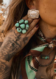 The Rodeo Buckle Statement Earrings