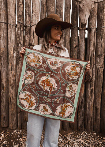 The Retro Roping Shorty Scarf