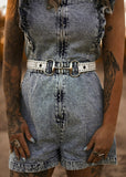 The Horse Bit Belt in Cremello