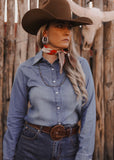 The Cowtown Stitch Blouse