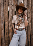 XOXO Art & Co. Brown Bronc Tee