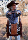 Macy Tooled Leather Cowhide Bag