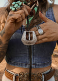 The Western Buckle Bolo in Silver