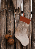 The Cowhide Christmas Stocking