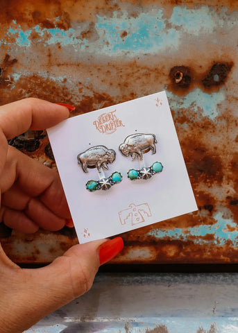 Buffalo Ear Jacket - Sonoran Mountain Turquoise