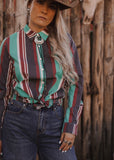 The 8 Seconds Blouse in Red