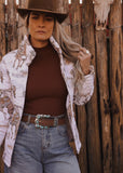 The Birdie Neutral Quilted Jacket