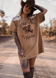 The Rodeo Rebel T-Shirt Dress