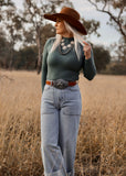 talia_knit_top_in_dark_sage_western_rodeo_fashion_cowgirl_mack_and_co_designs_australia