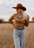 camel_longhorn_sweater_cowgirl_western_cotton_rye_outfitters_america_mack_and_co_designs_australia