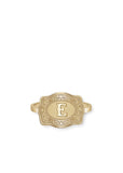 *PRE-ORDER* Inital Mini Belt Buckle Ring - Gold