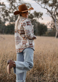winslow_aztec_jacket_concho_sherpa_brown_tan_cream_western_cotton_rye_outfitters_america_cowgirl_mack_and_co_designs_australia