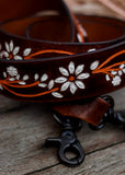 american_darling_tooled_leather_handpainted_buckstitch_handbag_bag_strap_western_rodeo_cowgirl_mack_and_co_designs_australia