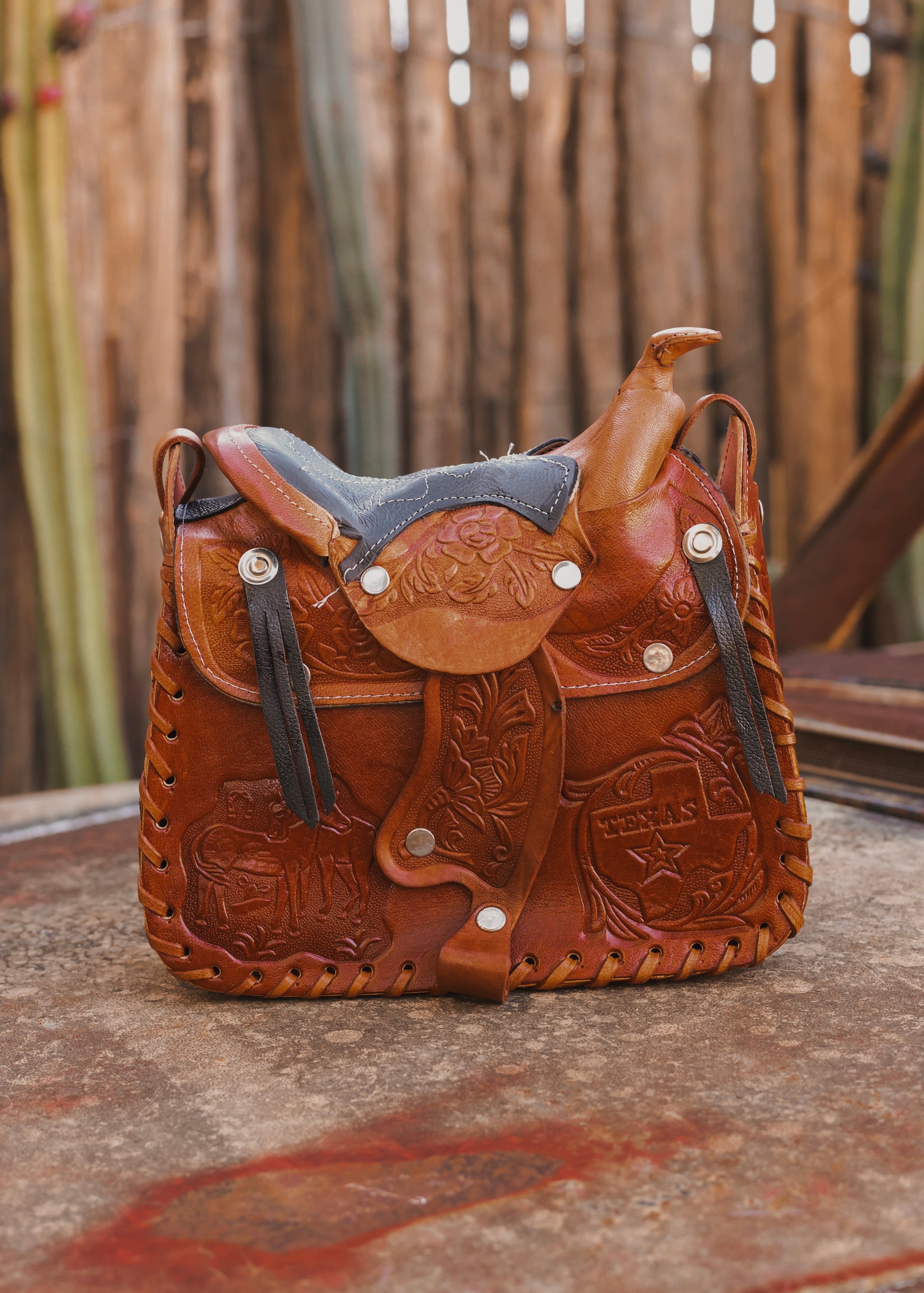 The Vintage Saddle Purse | Mack & Co Designs Australia