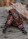american_darling_tooled_leather_handpainted_buckstitch_handbag_bag_strap_western_rodeo_cowgirl_mack_and_co_designs_australia