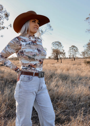 the_wild_horses_top_blouse_womens_western_fashion_mack_and_co_designs_australia