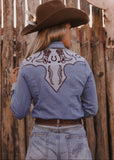 The Cowgirl Blues Blouse