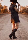 The Midnight Mesa Dress
