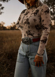 Whispers Of The West Mesh Bodysuit