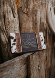 The Boot Stitch Wallet In Chocolate