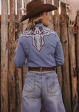 The Cowgirl Blues Blouse