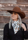 rodeo_western_fashion_silk_satin_turquoise_handmade_handcrafted_concho_scarfslide_slide_wildrag_wild_rag_neck_scarf_tie_necktie_floral_scarves_bucking_bronco_campdraft_barrel_racing_racer_linen_cutting_gingham_linen_ranch_life_cotton_western_toile_paisley_cowgirl_mack_and_co_designs_australia