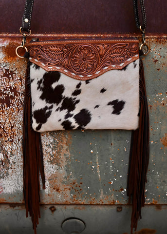 Laylah Cowhide Crossbody Bag