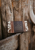 The Boot Stitch Wallet In Chocolate