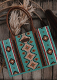 wrangler_southwestern_aztec_tote_bag_handbag_tan_brown_turquoise_usa_america_western_montana_west_mack_and_co_designs_australia