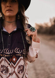 The Cowgirl Canyon Shirt Dress