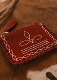 The Boot Stitch Coin Purse in Red