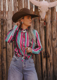 The 8 Seconds Blouse in Pink