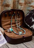 Ella Cowhide Jewellery Case