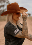 bandit_rodeo_co_bucking_bronco_saddle_nfr_western_ride_rank_make_bank_graphic_tee_t_shirt_mack_and_co_designs_australia