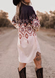 The Cowgirl Canyon Shirt Dress