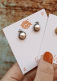Star Baby Midi Studs - White Pearl