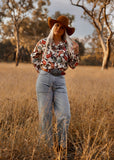 boot_scootin_boujee_western_cowboy_boots_rodeo_cowgirl_long_sleeve_blouse_arena_shirt_mack_and_co_designs_australia