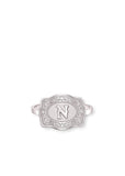 *PRE-ORDER* Inital Mini Belt Buckle Ring - Silver