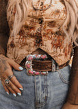 The Pecos Buckle in Pink