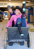 Lucky Chuck ‘Starlit Cowgirl’ Performance Socks