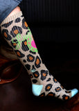 lucky_chuck_western_performance_socks_vintage_cowboys_cowgirls_rodeos_lucky_leopard_diva_horse_shoes_hemp_compression_america_usa_mack_and_co_designs_australia