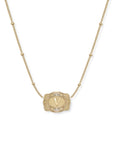 *PRE-ORDER* Inital Ultra Mini Belt Buckle Necklace - Gold