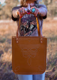 The Boot Stitch Bag in Tan