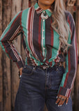 The 8 Seconds Blouse in Red