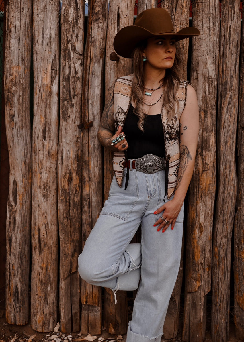 The Sagebrush Stampede Vest | Mack & Co Designs Australia